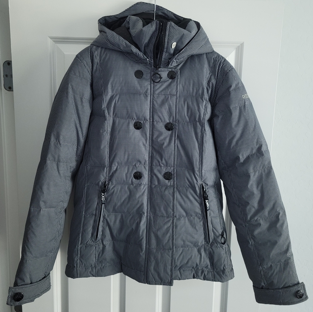 Roxy 5k Silver Snowboard Jacket Women's Small